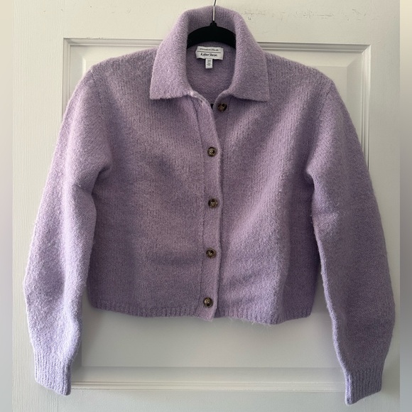 & Other Stories Lavender Lilac Cardigan - Picture 7 of 7